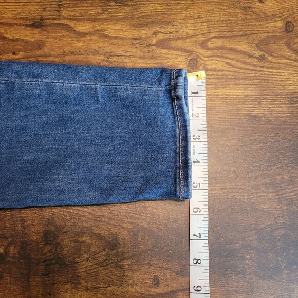 American Eagle Jeans 0 S Next Level Stretch Skinny Low Rise Medium Dark - Picture 11 of 12